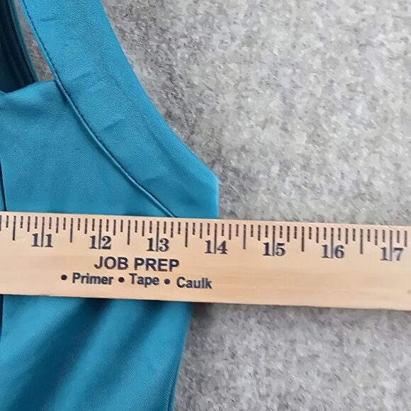 Trixxi Blue Fit & Flare Sleeveless Halter Dress Size 5 - Picture 9 of 9